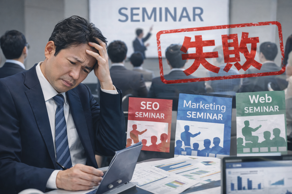 セミナーでは自社構造が見えない