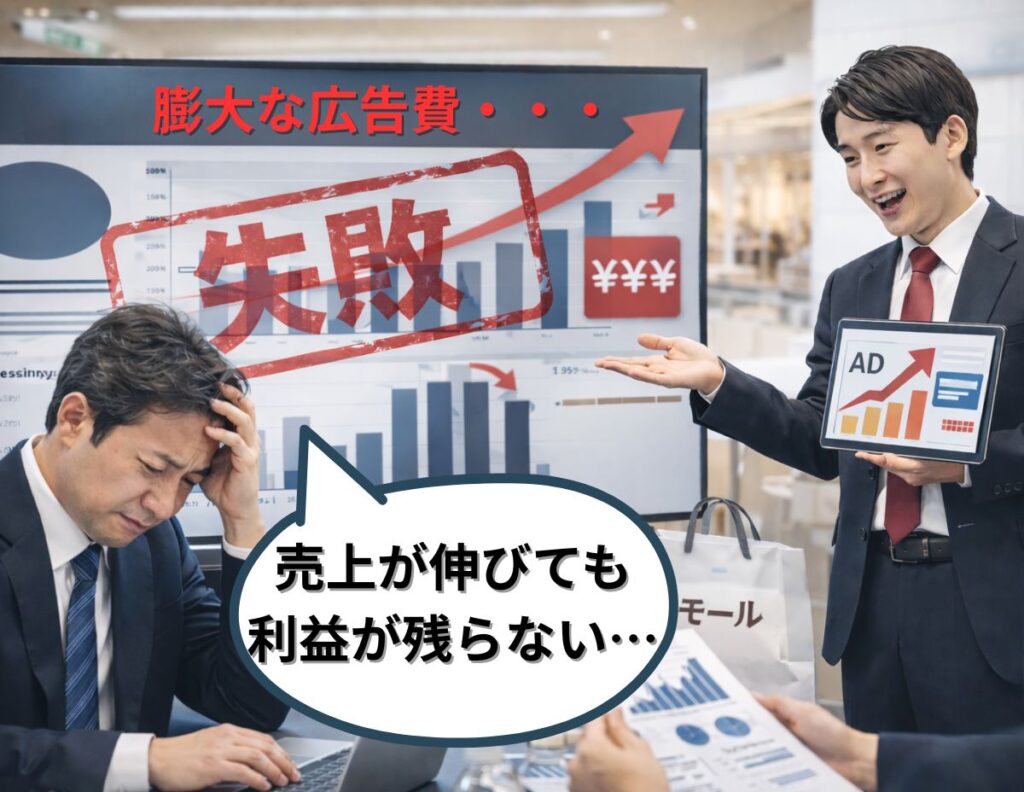 広告を増やしても、構造が弱ければ利益は残りません。