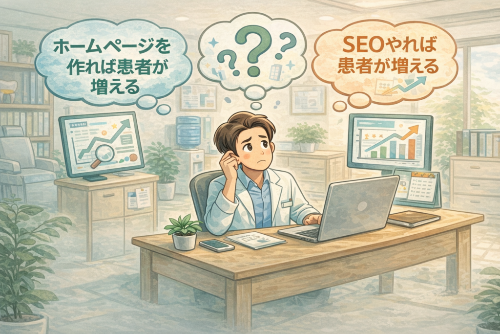 ホームページ集客の多くの誤解