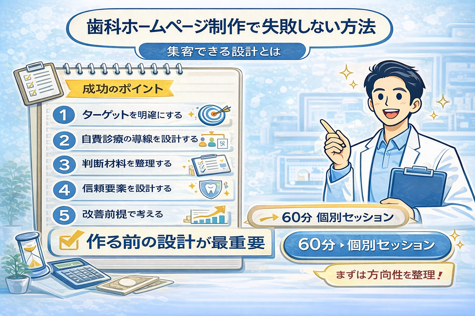 歯科ホームページ制作で失敗しない方法